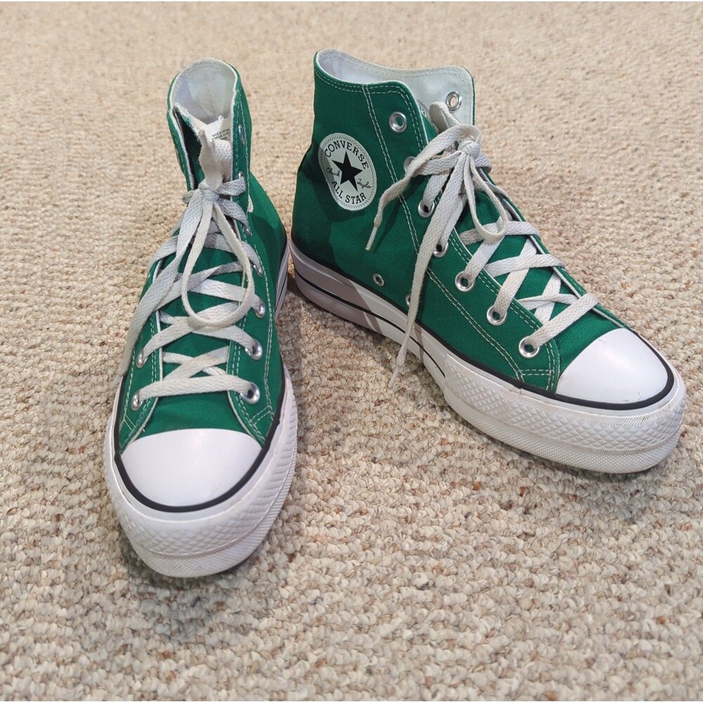 Converse Chuck Taylor All Star High Top Sneakers Unisex Green Mens 6 Womens 8